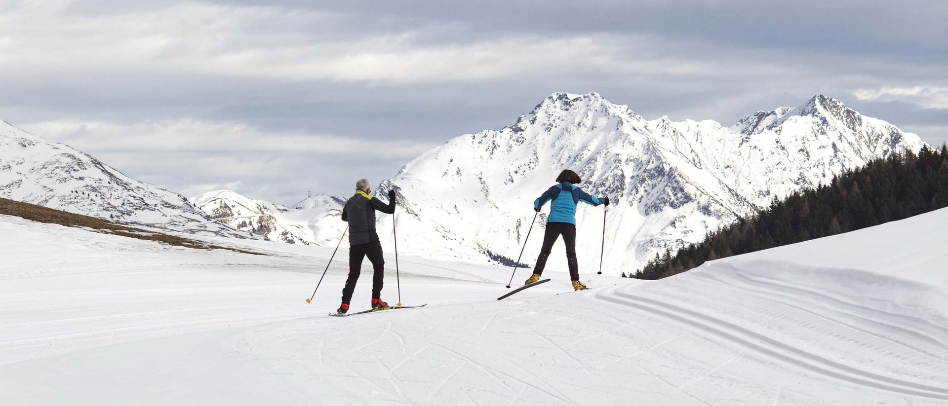 Cross-country skiing in South Tyrol