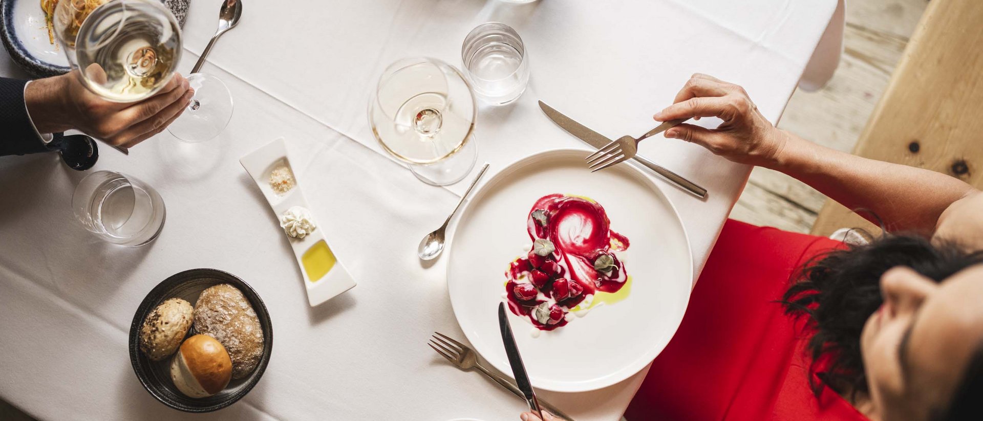 Special gourmet indulgence for romantic moments