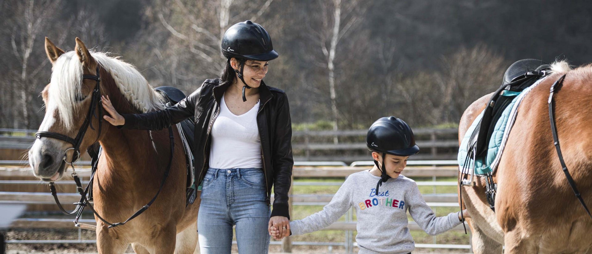 The luxury hotel with riding centre and activity programme